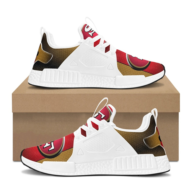 Women's San Francisco 49ers Lightweight Athletic Sneakers/Shoes 004